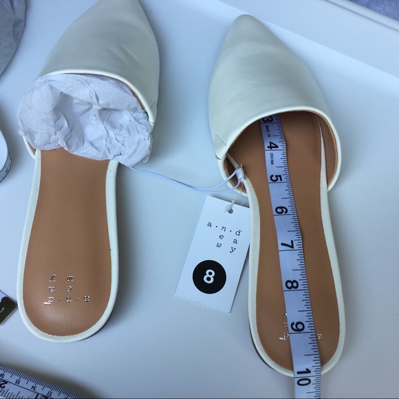 Women's Junebug Backless Mules - White -A1 - Picture 4 of 8